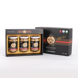 한영농산 가락재잣마을,잣선물세트 (100g × 3병)